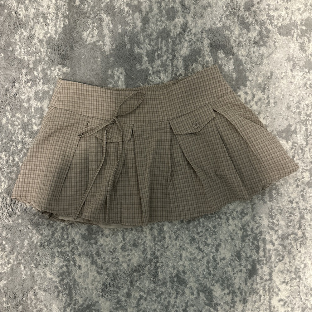 Princess Polly Plaid Pleated Mini Skirt